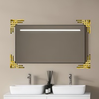 Acrylic Mirror Corner Stickers Self-Adhesive Removable Decorative Mirror for Home Living Room Background Multi-Scene Use
