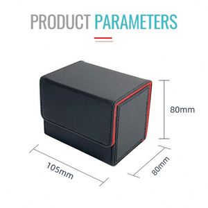 Boîte de rangement pour cartes à collectionner FX Premium en PU résistant à l'usure, avec fermeture à rabat, pliable, couleur et logo personnalisables, pour usage sportif et jeux. - Product Image 4