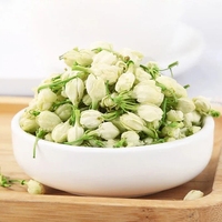 Fleurs de jasmin séchées naturelles en vrac OEM, bourgeons de jasmin comestibles de qualité supérieure, tisane pour mélange de boissons, savons, cosmétiques, vente en gros