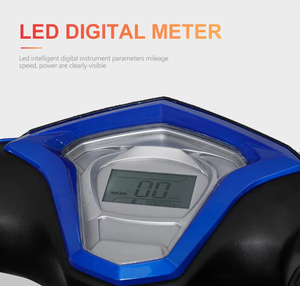 سكوتر كهربائي عالي السرعة بعجلتين مع بطارية ذكية وفرامل قرصية ومحرك عديم المسفرات ومصباح أمامي وإطارات تفريغ الهواء - Product Image 4