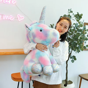 Coussin en peluche monstre coloré avec rembourrage en polyester et coton PP – Adorable poupée en peluche – Cadeau idéal pour garçons et filles - Product Image 2