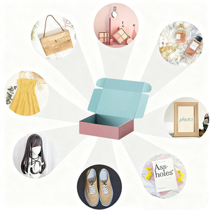 Custom Sturdy Kraft Corrugated Mailer <strong>Box</strong> Matte Lamination Clothing Packaging Folding Shipping Boxes With Your Design - Product Image 3