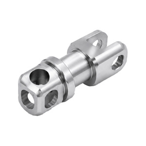 Tournage-Fraisage CNC 5 Axes Personnalisé OEM pour l'usinage de broches de raccordement en acier inoxydable, joint de précision multi-trous de forme spéciale - Product Image 1