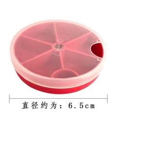 Ztc439 – boîte à leurres ronde en plastique, boîte à matériel de pêche Portable pour la pêche en mer, rangement universel d'accessoires - Product Image 5