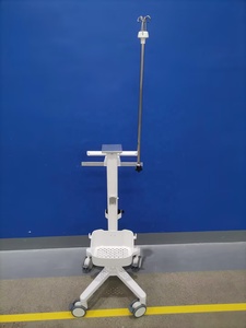Chariot de surveillance des patients CORITON RS008 pour moniteur de patients Nihon Kohden BSM-1763 avec support pour humidificateur Fisher Paykel <span class=keywords><strong>Airvo</strong></span> 3 - Product Image 4