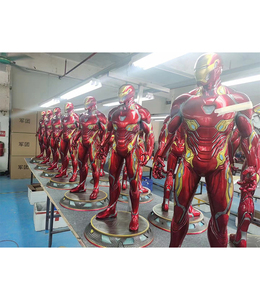 Figura di meraviglia personalizzata statua di uomo di ferro Super eroe in fibra di vetro scultura uomo <span class=keywords><strong>Marvel</strong></span> MK50 Iron Man resina statua - Product Image 4