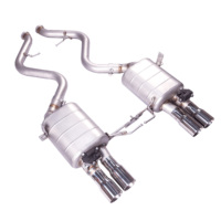 Silencieux d'échappement GFC Axleback pour BMW M3 M4 E90 E92 E93 3.0L 4.0L, système d'échappement à soupape électrique pour voiture, fabriqué en tuyau SUS304