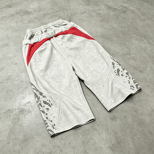 Streetwear Double Waistband Casual <b>Pants</b> 100%Cotton Print Mens Oversized Vintage <b>Pants</b> - Product Image 6