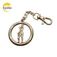 Quincaillerie pour sacs à main Étiquettes rondes personnalisées gravées avec nom LOGO en métal doré Étiquettes suspendues pour sacs à main