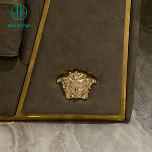 Muebles de negocios de alta gama para sala de estar, sofá de diseñador <span class=keywords><strong>italiano</strong></span>, silla de ocio de lujo, conjunto de sofá de cuero - Product Image 6