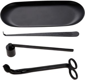 Wholesale Industrial Grade Stainless Steel <b>Candle</b> Accessories Multi-color <b>Wick</b> Trimmer Snuffer Scissors Set with Customized Logo - Product Image 1