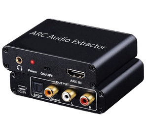 Extractor de <span class=keywords><strong>Audio</strong></span> ARC 4K HDTV, Aleación de Aluminio, Óptico, USB, SPDIF, Coaxial, Estéreo L/R, <span class=keywords><strong>Adaptador</strong></span> de Conector de <span class=keywords><strong>3.5</strong></span> mm, Conversor de Canal de Retorno - Product Image 6