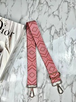 Tas tangan tali tas bahu Jacquard Fashion dompet selempang dapat disesuaikan tali bahu pengganti pola kustom untuk tas