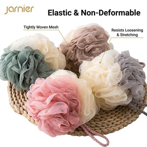 Éponge <span class=keywords><strong>de</strong></span> <span class=keywords><strong>bain</strong></span> en maille PE douce et écologique, grande boule <span class=keywords><strong>de</strong></span> douche exfoliante avec corde <span class=keywords><strong>de</strong></span> suspension pour salle <span class=keywords><strong>de</strong></span> <span class=keywords><strong>bain</strong></span> et spa - Product Image 4