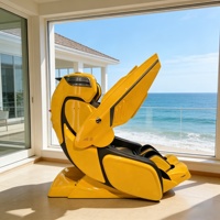Fauteuil de massage 4D SL 2026 à gravité zéro avec chauffage corporel complet, cuir PU, airbag, commande vocale IA, Bluetooth, pour salon de manucure et pédicure