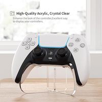 Transparan Playstation 5 (PS5) meja Display Organizer Gaming aksesoris pengontrol berdiri & pemegang untuk hampir semua Pengendali