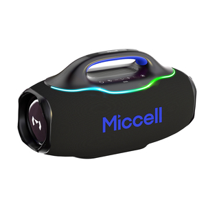 Altavoz Portátil Miccell con Iluminación RGB Elegante, con Refuerzo de Bajos, Conectividad Inalámbrica <span class=keywords><strong>para</strong></span> Fiestas, Viajes y Uso en Exteriores - Product Image 3