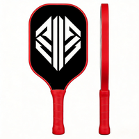 Raquette de pickleball en fibre de carbone thermoformée monobloc, noyau en nid d'abeille, face surdimensionnée, haute tolérance, équipements de pickleball pour toute la famille