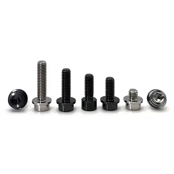 Hot Selling Titanium Alloy Steel Anodized Serrated Hexagon Head Flange Bolt Din6921 Gr5 Bolts