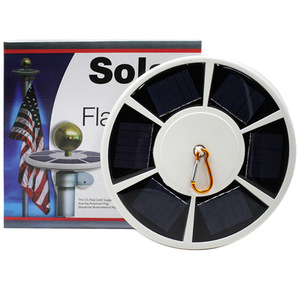 Solar Camping <b>Light</b> Outdoor Tent Lamp Led Wall Mount <b>Waterproof</b> 6mm Bulb Flagpole <b>Light</b> - Product Image 2