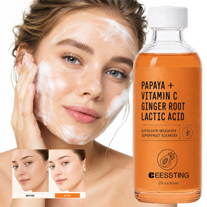 Nettoyant Visage Bio à la Papaye et Vitamine C de Haute Qualité pour l'Élimination des Points Noirs, le Resserrement des Pores, l'Hydratation et le Blanchiment - Product Image 1