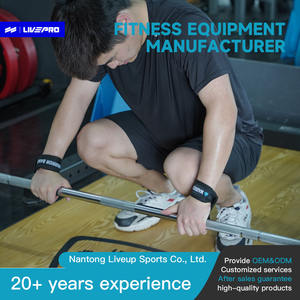 調節可能なウェイトリフティングリストストラップ ネオプレン/ポリエステル プロ仕様の保護 カスタムフィットネスセーフティ デッドリフト ハンドリフト - Product Image 6