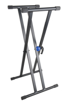 Excuracy Pro Audio Stands KS006DTM Soporte de teclado doble de música ajustable