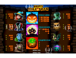 เครื่องเกมอาร์เคดยอดนิยมแบบหยอดเหรียญ QIQU บอร์ดเกม Huga Happy Halloween Juego De Tragamonedas โดย AIC Borden - Product Image 2