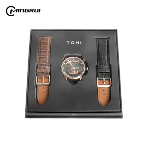 Conjunto de reloj de 2 correas, conjunto de regalo <span class=keywords><strong>para</strong></span> hombre, reloj informal de negocios de alta calidad, traje de cuero, conjunto de regalo, reloj de pulsera <span class=keywords><strong>para</strong></span> hombre, novio - Product Image 1