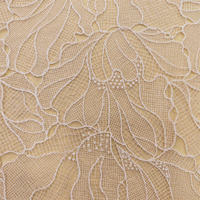 Poisson français fil de soie Guipure broderie dentelle tissu Sexy femmes longues robes de soirée de mariage dentelle pour chaussures de mariée sacs