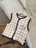 Expédition immédiate : Gilet pour enfants en stock important, 95,5 % coton extensible, doublure en mélange de soie, cardigan sans manches pour garçons et filles