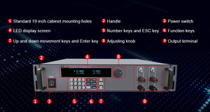 MATRIX 60V 10A 600W interrupteur programmable à deux canaux alimentation cc pour usines et laboratoires - Product Image 5