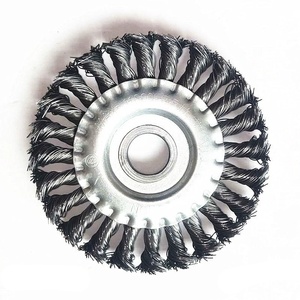 Débroussailleuse robotisée thermique 8 pouces à 38 branches <span class=keywords><strong>pour</strong></span> l'élimination du mousse, avec roue à fil d'acier <span class=keywords><strong>pour</strong></span> le jardin et le désherbage - Product Image 6