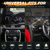 Panneau de Commande Universel RGB 4x4 pour Éclairage LED Automobile, Tableau de Commande 6 Gangs, Accessoires Tout-Terrain pour Éclairage Auxiliaire de Véhicule