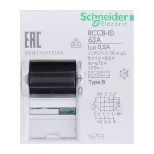 16759 มัลติ9 ไอดี 4P 63A คลาส บี 500mA RCCB ใหม่ NFP - Product Image 3