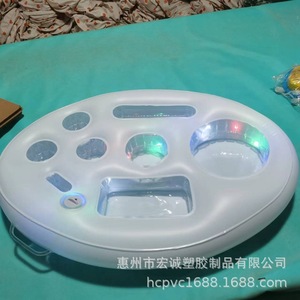 OEM <b>Inflatable</b> Ice Bucket PVC 65x50cm With Led Light For Party Cooling - Product Image 1
