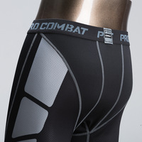 Pantalons de compression sportifs pour hommes, shorts de course et de basketball imprimés, respirants, élastiques, à séchage rapide, leggings de base