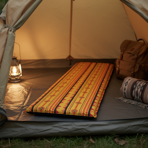 Colchoneta de Camping Compacta Autoinflable de Alta Calidad |   Colchón F3:210T de Pongee con Revestimiento de PVC Impreso para Senderismo - Product Image 2