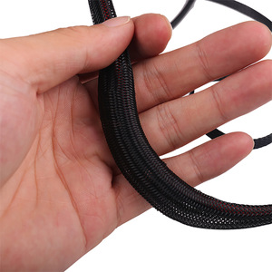 Funda trenzada de nailon de 10 mm para protección de cables y gestión de cables - Product Image 3