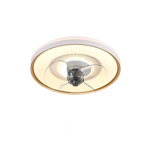 Lámpara de Techo Oscilante Moderna de Acrílico con Conversión de Frecuencia Inteligente, Iluminación Interior para Sala de Estar, Lámpara de Ventilador LED - Product Image 6