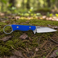 Couteau de chasse Tunafire GT0195, outil de survie en plein air EDC, lame en acier 14C28N, manche en G10, couteau à lame fixe pour l'extérieur