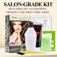 Tinte para el Cabello Saludable en Oferta, Tinte para el Cabello Sin Amoníaco, Contiene Crema de Peróxido para Salón de Belleza