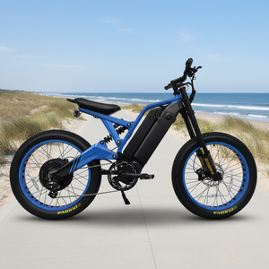 Bicicleta de Montaña Eléctrica de Alta Potencia con Motor de 2000w, 52v, 30ah, Neumáticos de 24 Pulgadas y Suspensión - Product Image 2