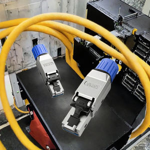 Conector de Red Cat6A Chapado en Oro ZOERAX RJ-5018S-C6A, Transmisión de 10 Gbps, 500 Mhz, Cable de 23 AWG, RJ45 Blindado, Ethernet de 1000M - Product Image 3