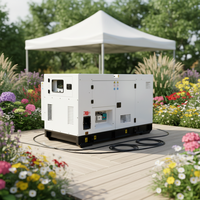 Generador Diésel Silencioso Cummins de 40KW, Profesional para Exteriores, Automático, Trifásico, 400V, 50Hz, Totalmente en Cobre, Resistente a la Intemperie
