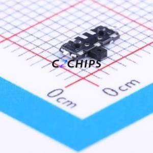 SSAJ110100 Slide Switch SMD Switch Single Pole Double Throw Rectangle Pin Header SMD Tab 3.8mm - Product Image 2