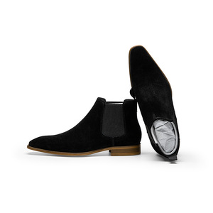 Botas de Tobillo Casuales de Invierno para Hombre, Diseño Elegante y Moderno, de Gamuza Marrón, Hechas a Medida con Alta Calidad - Product Image 4