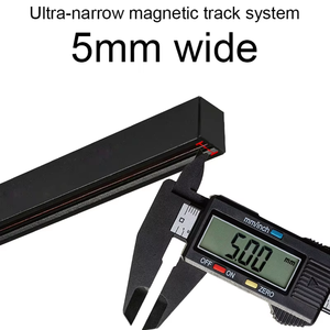 Rail magnétique pour éclairage <span class=keywords><strong>LED</strong></span> 48V ultra-fin 5mm pour l'éclairage domestique et commercial - Product Image 4