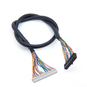 Kabel Ekstensi LVDS Dupont Kecil 31Pin OEM Pabrik, Pitch 1.0mm DF9-31P ke Pitch 2.0mm untuk Peralatan Uji Layar Tertanam - Product Image 6