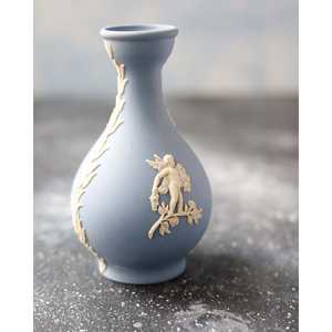 Vaso Decorativo in Ceramica Jasperware Blu Classico della Collezione Neoclassica Wedgwood Inghilterra - Product Image 4